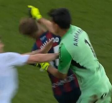 Zaragoza Goalkeeper Andrada Banned For 13 Games For Punching Opponent
