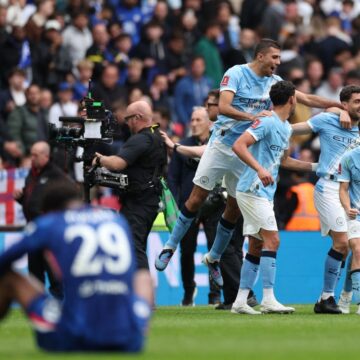 FBL-ENG-FACUP-MAN CITY-CHELSEA Semenyo Wonder Goal Fires Manchester City To FA Cup Victory