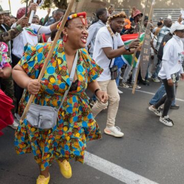 South AFRICA Protest South Africa Ministers Hold Urgent Talks On Anti-Migration Protest