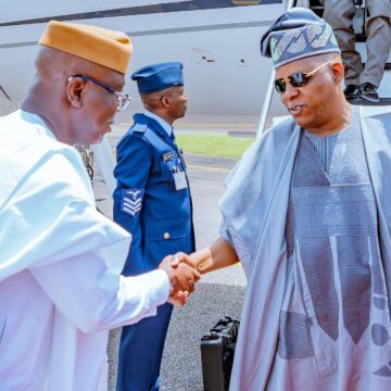 Shettima Celebrates Fasoranti At His Centenary Birthday In Akure