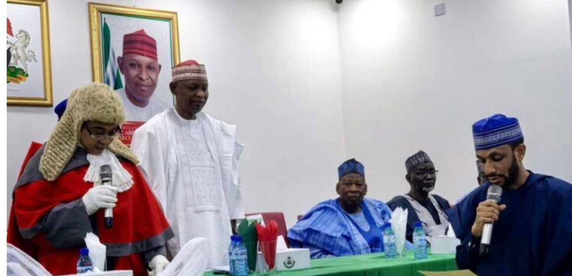 Kano Deputy Sworn in Murtala Garo Sworn In As Kano New Deputy Governor