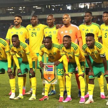 South Africa’s Bafana Banana Depart For Mexico After Visa Delay