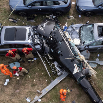 BRAZIL-AIR-ACCIDENT Six Killed In Rio De Janeiro Helicopter Collision