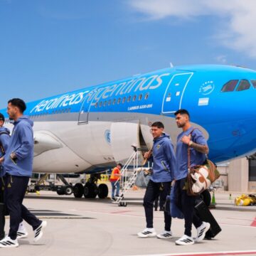 Argentina Arrive In Kansas City Ahead Of World Cup