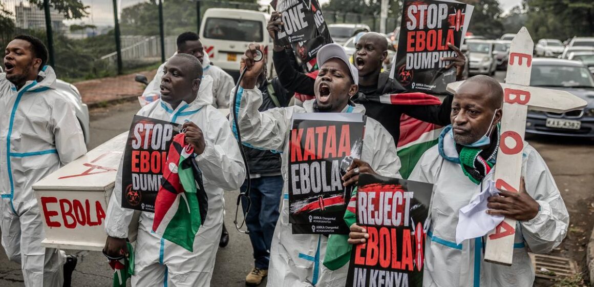One Killed As Kenyan Protests At U.S. Ebola Centre Turn Violent