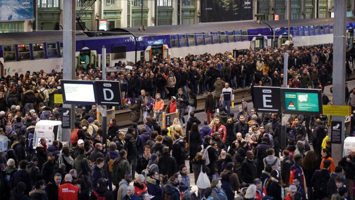 Travel Disrupted Across France As SNCF Unions Stage Walkout
