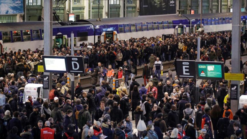 Travel Disrupted Across France As SNCF Unions Stage Walkout