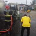 LASEMA Clears Truck Accident, Extinguishes Egbeda Supermarket Fire Safely