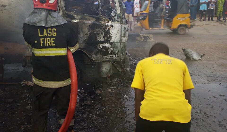 LASEMA Clears Truck Accident, Extinguishes Egbeda Supermarket Fire Safely