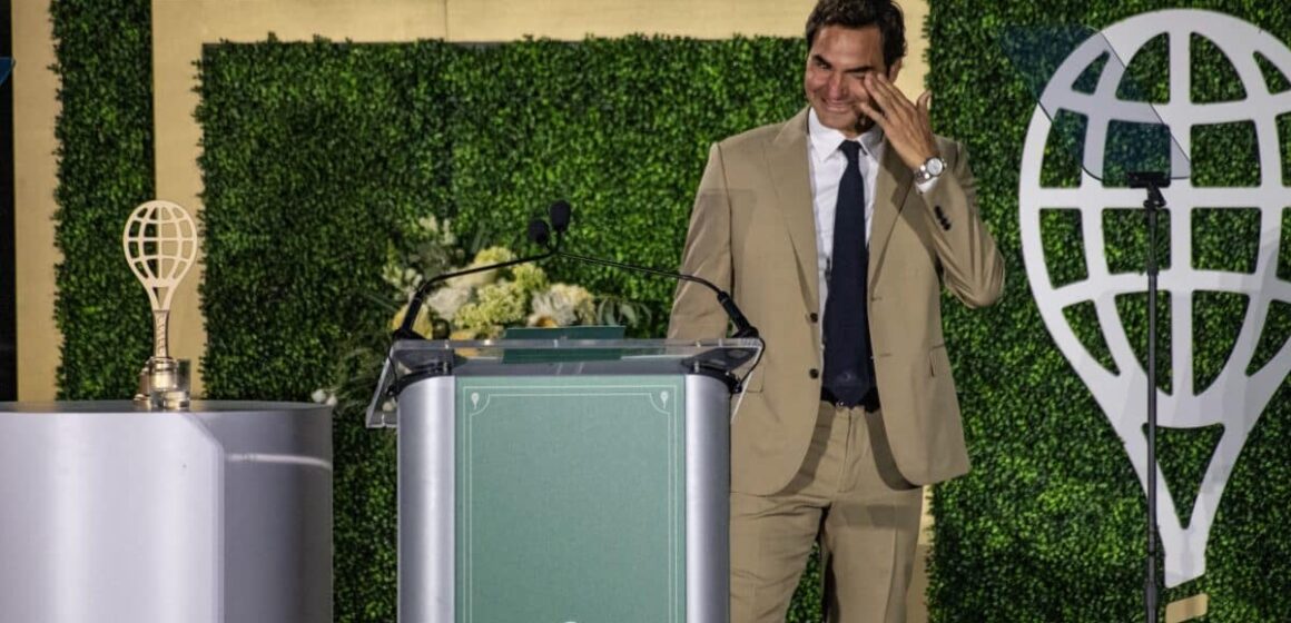 Emotional Roger Federer Inducted Into Tennis Hall Of Fame