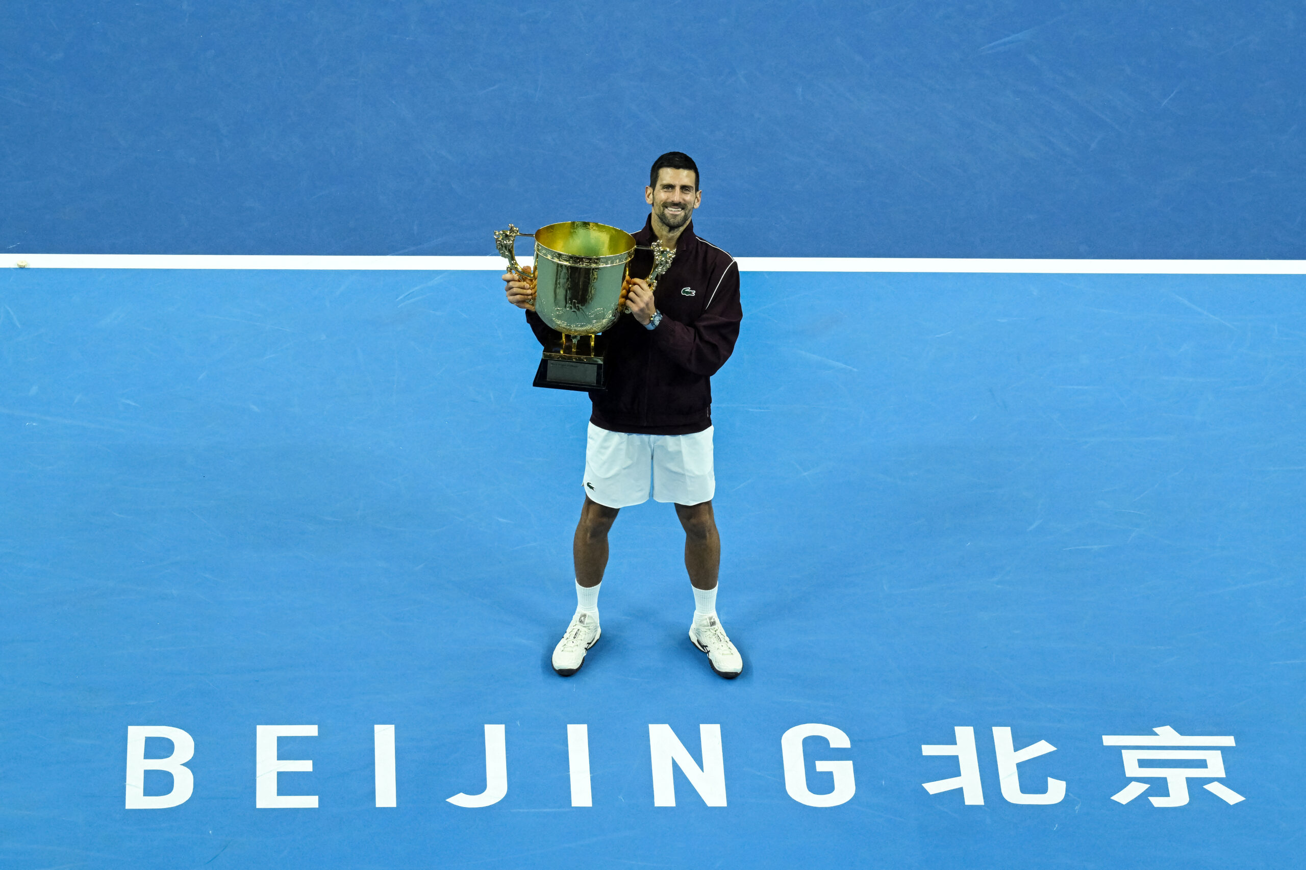 TENNIS-CHN-OPEN ‘Destined’ Djokovic Wins China Open, Extending Unbeaten Record