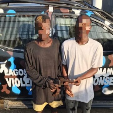 Lagos Police Arrest 2 Suspected Cultists, Recover Pistol