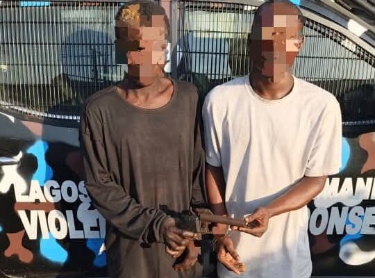 Lagos Police Arrest 2 Suspected Cultists, Recover Pistol
