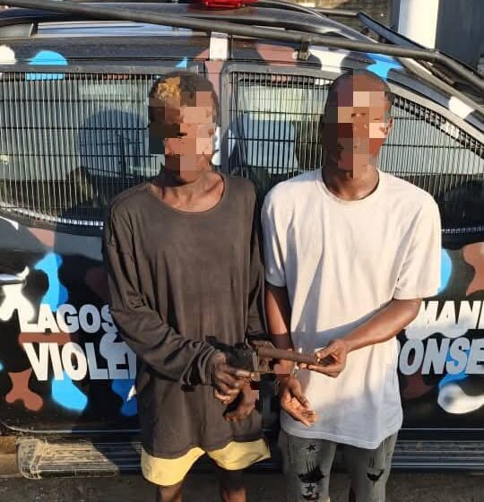 HVEoDTHXMAA68Hk Lagos Police Arrest 2 Suspected Cultists, Recover Pistol